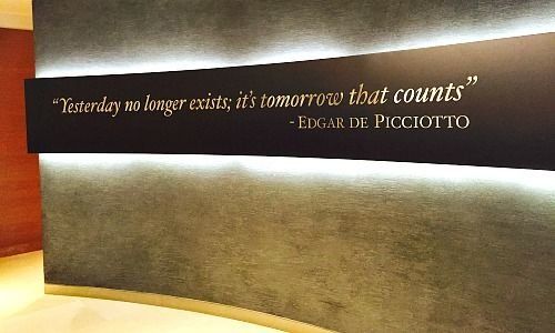 A quote of Edgar de Picciotto, the founder of Union Bancaire Privee