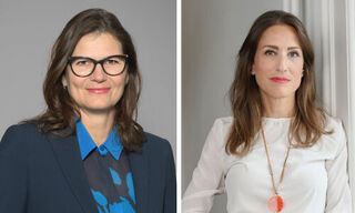 Nannette Hechler-Fayd'herbe and Sabine Heller (Images: Lombard Odier)