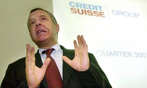 Lukas Muehlemann, CEO of Credit Suisse from 1997 to 2000 (Picture: Keystone)