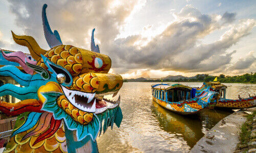 Dragon boat in Hue, Vietnam (Image: Shutterstock)