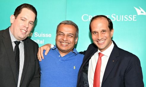 (left to right) Christian Huber, Tanmai Sharma (Mesitis) and Francesco de Ferrari