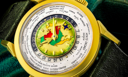 Patek Phillippe’s ‘Dual Crown World Time' (Image: Christie's)