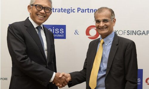 Bahren Shaari, Bank of Singapore CEO with Rashesh Shah, Edelweiss Group CEO