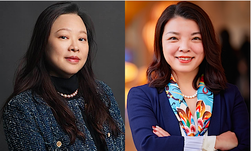 Ying Wang and Irene Zeng (Left to right; image: HSBC)