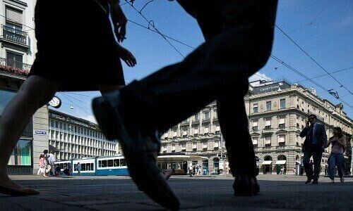 Zurich's Paradeplatz (Image: Keystone)