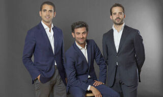  From left: Sandro Jaber, Milad Abi Dib and Raul Bastos of Laka Capital in Geneva. (Image: provided) 