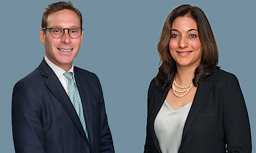 Richard Stevenson (left) and Rohini Saluja (right) (Image: CBRE)